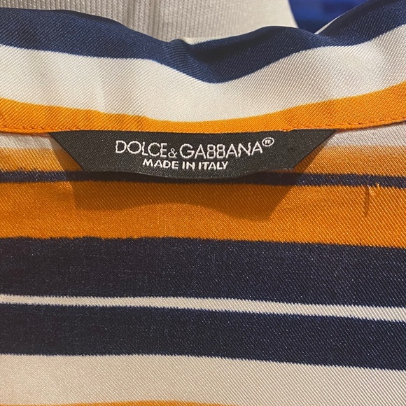 Dolce & Gabbana Mailoica Silk Sport Shirt - Picture 3 of 5